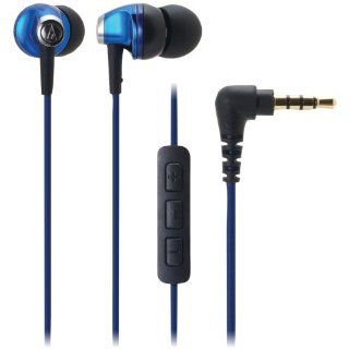 JAYBRAKE ATH CK313IBL Audio Technica Ath Ck313ibl In Ear Communication Earbuds With Remote & Microphone (Blue): Electronics