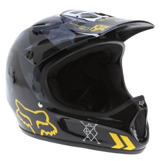 Fox Rampage Bike Helmet Black/Yellow
