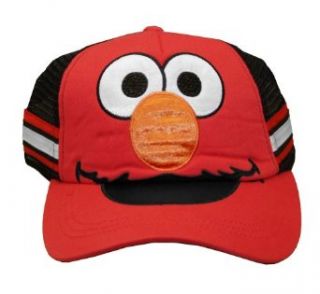 Sesame Street Elmo Youth Kids Adjustable Trucker Hat Cap: Clothing