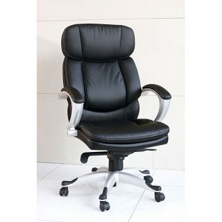Minta Black Bycast Pneumatic Lift Office Chair