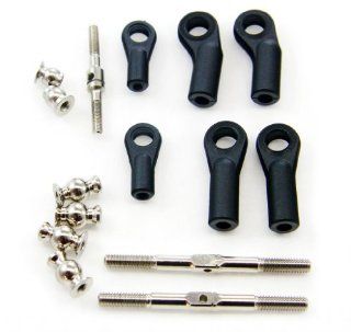 Mugen MBX7 * STEERING TIE RODS * Turnbuckle Titanium Camber Link Ball Ends MBX6R Toys & Games