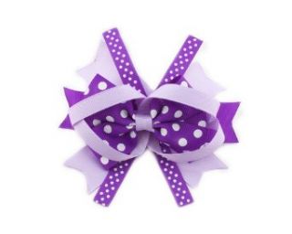 Baby Girl Polka Dot Ribbon Hair Band Hair Bows Clips Accessory Headband Purple : Infant And Toddler Hair Accessories : Baby