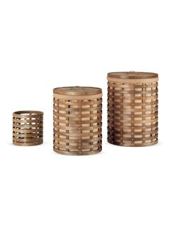 Round Hampers with Wastebasket (3 PC) by Neu Home