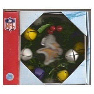 Minnesota Vikings Christmas Wreath Ornament : Sports Fan Hanging Ornaments : Sports & Outdoors