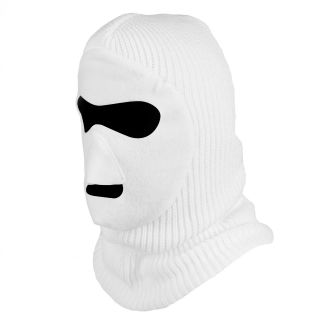 Quietwear White Knit and fleece Patented Mask