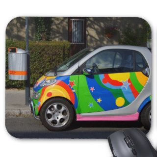 Colourful Smart Car Mouse Pad