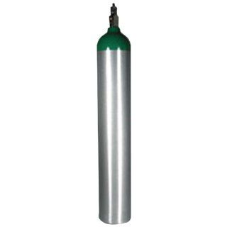 Think Safe DO6061 T6 Aluminum Empty Oxygen D Cylinder, 425 liter Capacity: Industrial & Scientific