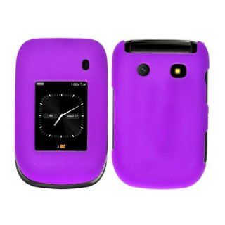 Fits RIM/Blackberry 9670 Style Hard Plastic Snap on Cover Purple Rubberized Verizon: Cell Phones & Accessories