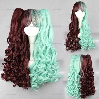 Harajuku Perruque Wig Gothic Lolita Cosplay Wigs Cheap Shipping Free Hot sales Fashion Style For Cosplay Costume 70cm + One Clip Of 60cm: Clothing