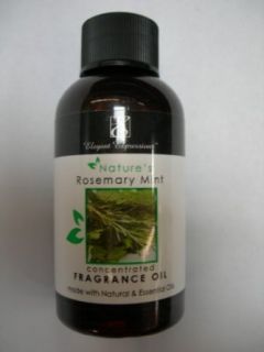 Elegant Expressions Nature's Concentrated Rosemary Mint Fragrance Oil for Aromatherapy: Home Improvement