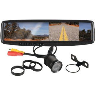 Boss Audio Systems BV430RVM Built In 4.3 Inch Monitor with Rearview Camera : Vehicle In Mirror Video : Car Electronics