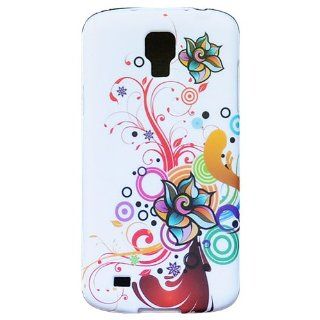 Casea Packing Colorful Flower Gel Silicone Case Cover Skin for Samsung Galaxy S4 Active i9295: Cell Phones & Accessories