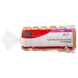 Market Pantry Sundried Tomato & Herb Bagels 6 ct