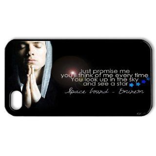 DIY Case Famous Singer Eminem Printed on Plastic Hard Back Case Cover for Iphone 4/4s DPC 15224 (4): Cell Phones & Accessories