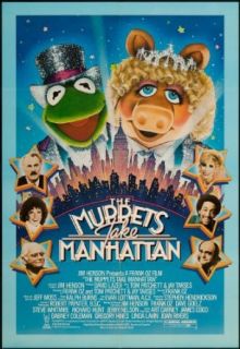 The Muppets Take Manhattan 1984 ORIGINAL MOVIE POSTER Comedy Family Musical   Dimensions: 27" x 41": Dave Goelz, Frank Oz, Jim Henson: Entertainment Collectibles