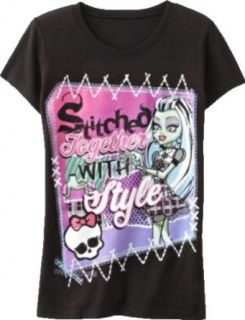 Monster High Stitched Together with Style Girls Shirt (Small, 6/6x): Clothing