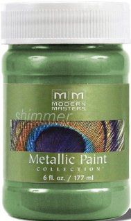 Modern Masters ME434 06 Metallic Mystic Green, 6 Ounce   Household Paint Solvents  