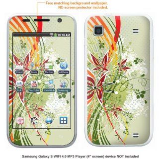 Protective Decal Skin Sticke for Samsung Galaxy S WIFI Player 4.0 Media player case cover GLXYsPLYER_4 437: Cell Phones & Accessories