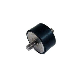 JW Winco 451.1 25 19 5/16 55 Series GN 451.1 Rubber Cylindrical Vibration Isolation Mount with 2 Threaded Studs, Inch Size, 1" Diameter, 0.75" Height, 5/16 18  Vibration Damping Mounts: Industrial & Scientific