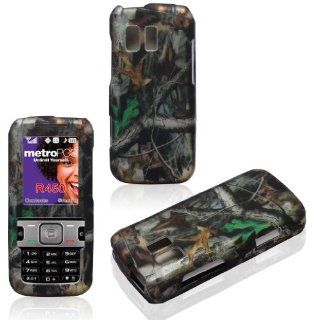 2D Camo Trunk V Samsung Straight Talk R451c, TracFone SCH R451c, Messenger R450 Cricket, MetroPCS Case Cover Hard Snap on Rubberized Touch Phone Cover Case Faceplates: Cell Phones & Accessories