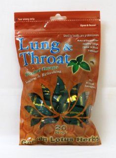 Lung & Throat Herbal Drops (6 Pack): Health & Personal Care