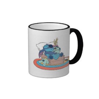 Cute Lilo & Stitch Stitch Sleeping Coffee Mug