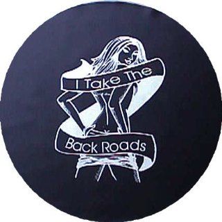 I Take the Back Roads Spare Tire Cover : Sports Fan Tire And Wheel Covers : Sports & Outdoors