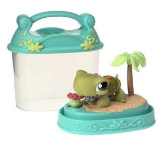 Littlest Pet Shop Turtle and Carrier: Toys & Games