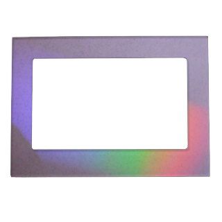 Rainbow framework magnetic photo frames