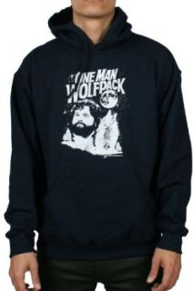 The Hangover One Man Wolf Pack Men's Pullover Hooded Sweatshirt: Clothing