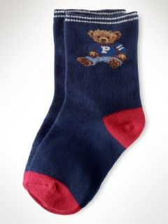 Polo Ralph Lauren Socks Teddy Bear Boys Size 4 7: Dress Socks: Clothing
