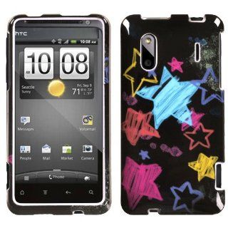 MYBAT Chalkboard Star Black Phone Protector Cover for HTC ADR6285 (Hero S), HTC EVO Design 4G, HTC Hero 4G/Kingdom Cell Phones & Accessories