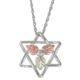 gold star of david pendant in sterling silver orig $ 79 00 now $ 67 15