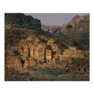 Tomb remains, Petra, Jordan Posters