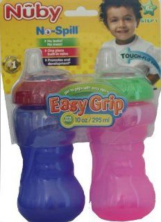 Nuby BPA FREE Gripper Cup Girl Colors   2 pk : Baby Drinkware : Baby