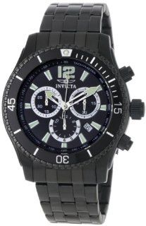 Invicta Men's 0624 Invicta II Chronograph Black Ion Plated Stainless Steel Watch: Invicta: Watches