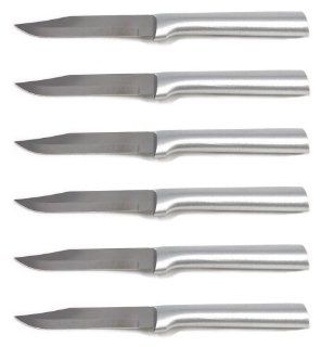 Rada Cutlery Regular Paring Knife, Aluminum Handle, Made in USA, Package of 6: Spear Point Paring Knives: Kitchen & Dining