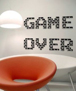 Vinyl Wall Decal Sticker Game Over OS_AA466m   Wall Decor Stickers