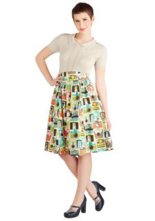 Flair for the Fantastic Skirt in Cameras  Mod Retro Vintage Skirts