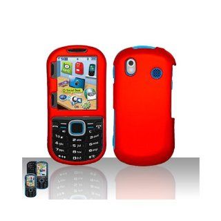 Red Hard Cover Case for Samsung Intensity II 2 SCH U460: Cell Phones & Accessories