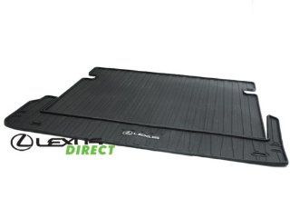 2010 2014 Lexus GX460 2 Peice Rear Cargo Mat (Black): Automotive