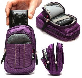 Navitech Purple Digital Camera Case Bag For The Nikon COOLPIX A / P7800 / P7700 / P520 / P330 / S9500 / S9400 / S6600 / S6500 / S5200 / S4400 / S3500 / S3400 / S2750/ S2700 / S800c / S31 / S02 / AW110 / AW110s / L620 / L320 / L28 / L27  Camera & Photo