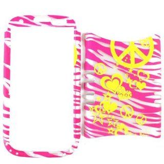 Cell Armor I747 RSNAP TE466 S Rocker Snap On Case for Samsung Galaxy S3 I747   Retail Packaging   Hot Pink Zebra with Famous Logo: Cell Phones & Accessories