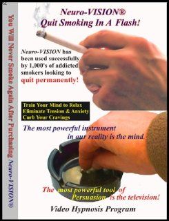 Neuro VISION "Quit Smoking In A Flash" Video Hypnosis & NLP (1 CD & 1 DVD) Eliminates The Need To Visualize Easily Quit Smoking Without Willpower, Withdrawal, or Weight Gain Health & Personal Care