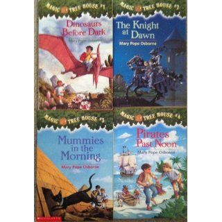 Magic Tree House Boxed Set, Books 1 4 Dinosaurs Before Dark, The Knight at Dawn, Mummies in the Morning, and Pirates Past Noon Mary Pope Osborne, Sal Murdocca 0090129015962 Books