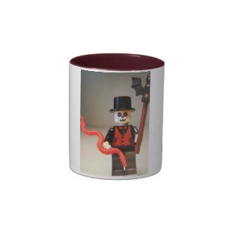 Custom Voodoo Priest Zombie Minifig Coffee Mug