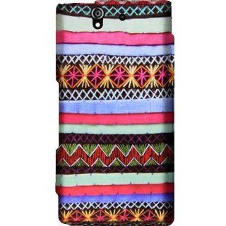Colorful Indian Pattern Protector Case for Sony Xperia Z: Cell Phones & Accessories