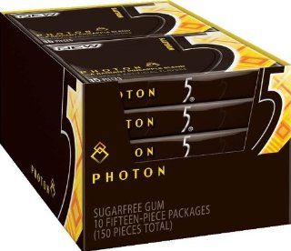 Five Sugar Free Gum, Photon, 15 Count (Pack of 10) : Grocery & Gourmet Food