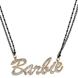 Neoglory Jewelry Alloy Barbie Pendant Necklace for Fashion Teen Girls Gifts 31*2cm: Jewelry