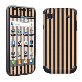 Samsung Galaxy S 4G T Mobile T959V Vinyl Protection Decal Skin Black Camel Stripe: Cell Phones & Accessories